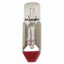 Stanpro (Standard Products Inc.) 50257 - MINIATURE LAMP ANSI:55C-1 T-2 24V 0.03A 1W TEL. SLIDE. NO. 6 CLEAR STD