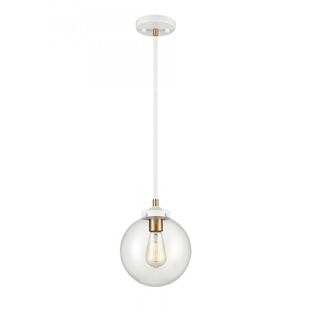 Boudreaux 8'' Wide 1-Light Mini Pendant - Matte White