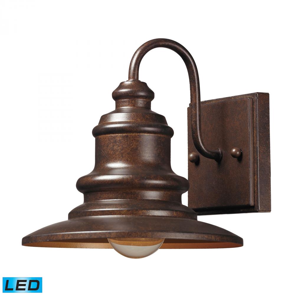 Marina 1-Light Outdoor Wall Lamp in Hazelnut Bronze - Includes LED Bulb