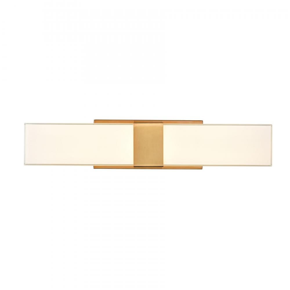 Reciprocate 25'' Wide 2-Light Vanity Light - Aged Brass