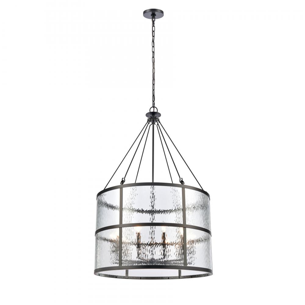 Solace 30'' Wide 10-Light Pendant - Matte Black