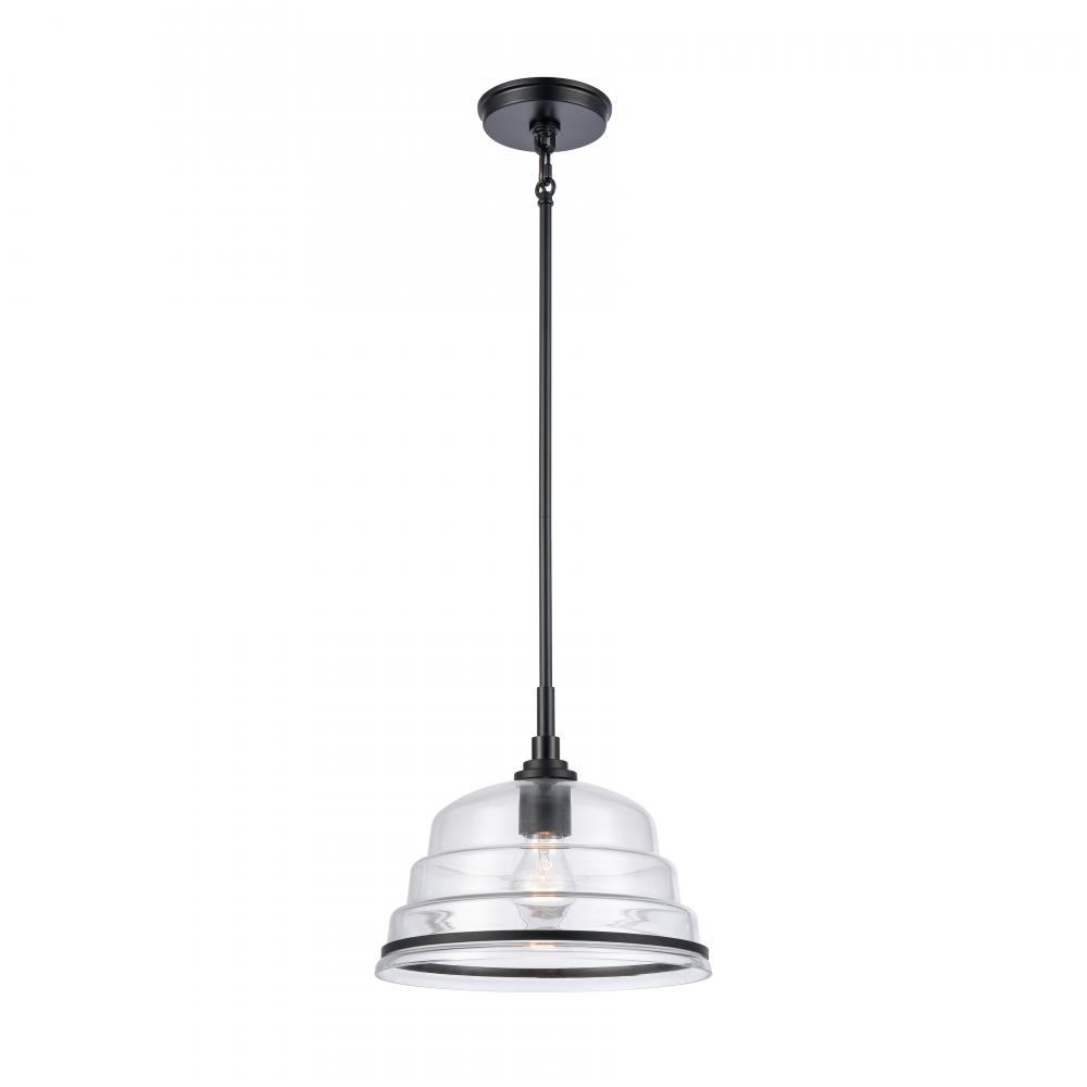 Boyer 11'' Wide 1-Light Pendant - Matte Black