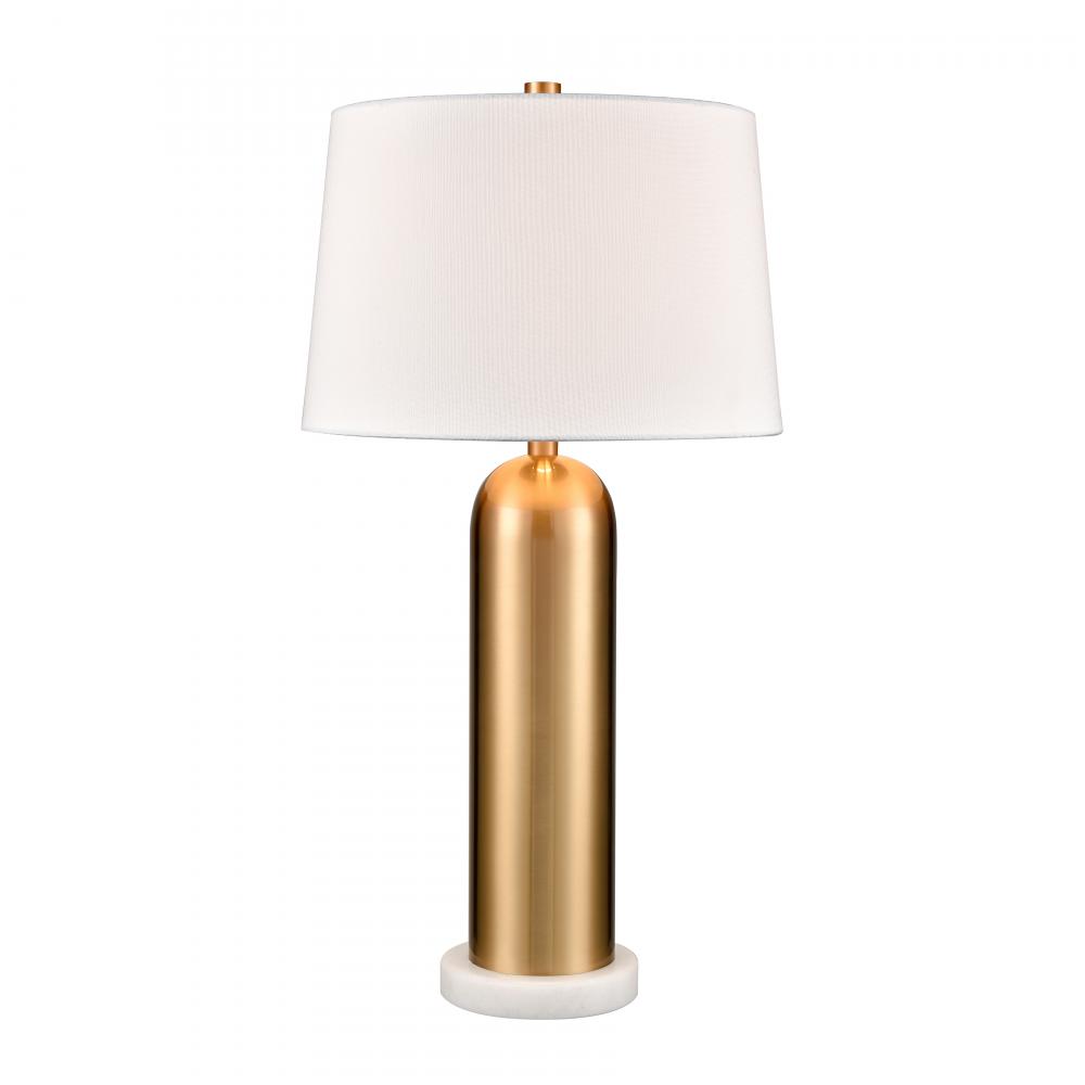 Elishaw 30'' High 1-Light Table Lamp - Aged Brass