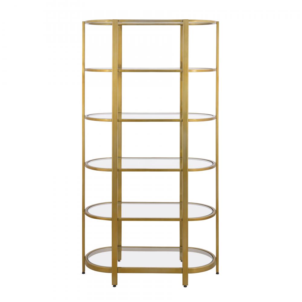 Blain Bookshelf - Brass