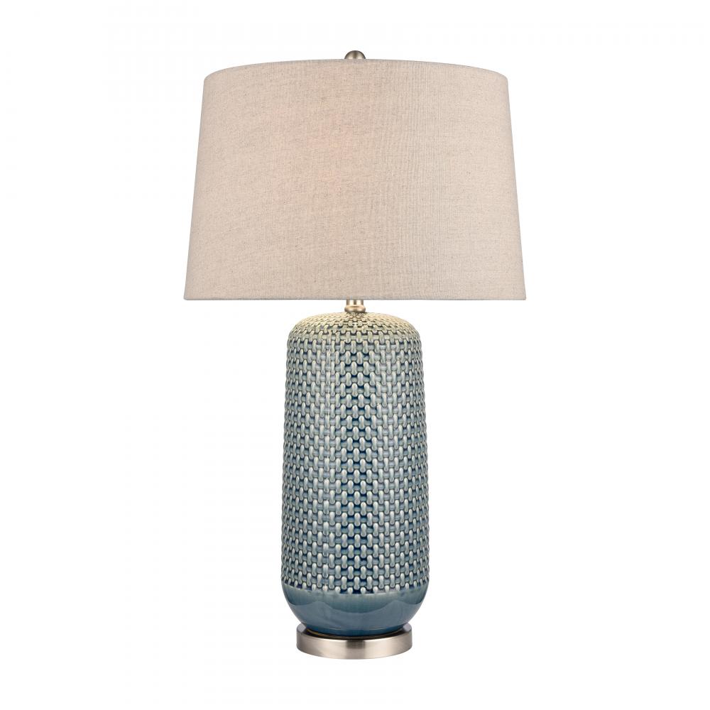 Dawlish Bay 31'' High 1-Light Table Lamp - Blue