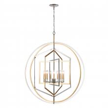 ELK Home Plus 12265/9 - Geosphere 46'' Wide 9-Light Chandelier - Polished Nickel