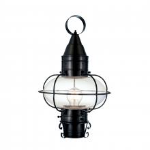 ELK Home Plus 1511-BL-CL - Classic Onion 17.5'' High 1-Light Outdoor Post Light - Black