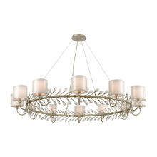 ELK Home Plus 16287/12 - Asbury 12-Light chandelier in  Aged Silver