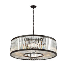 ELK Home Plus 33068/11 - Palacial 11-Light Chandelier in Oil Rubbed Bronze with Clear Crystal