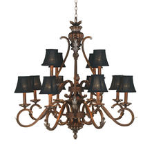 ELK Home Plus 378-SS-SH12 - CHANDELIER