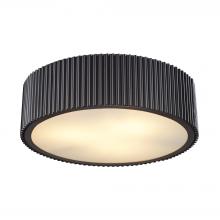 ELK Home Plus 66419/3 - Brendon 3-Light Flush Mount in Oil Rubbed Bronze with Diffuser