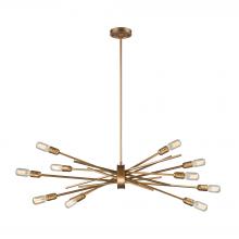 ELK Home Plus 66972/10 - Xenia 10-Light Chandelier in Matte Gold