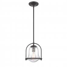 ELK Home Plus 67845/1 - Connection 8'' Wide 1-Light Mini Pendant - Oil Rubbed Bronze