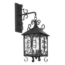 ELK Home Plus 8152-E - ARTISTIC LTG-Wall Lantern, Espresso, Seeded Glass