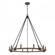 ELK Home Plus 82288/10 - Harwell 49.5'' Wide 10-Light Chandelier - Antique Millwood