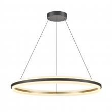 ELK Home Plus 85045/LED - Light Ring 33'' Wide LED Pendant - Matte Black