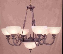 ELK Home Plus 88113 - CHANDELIER W/BOT GLASS BOWL