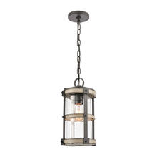 ELK Home Plus 89147/1 - Annenberg 8'' Wide 1-Light Outdoor Pendant - Anvil Iron