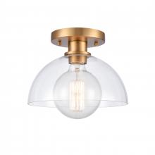 ELK Home Plus 89914/1 - Julian 10'' Wide 1-Light Semi Flush Mount - Brushed Gold