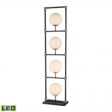 ELK Home Plus D4264-LED - Career Ladder 59'' High 4-Light Floor Lamp - Matte Black - Includes LED Bulbs