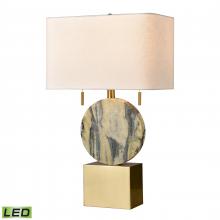 ELK Home Plus D4705-LED - Carrin 26'' High 2-Light Table Lamp - Honey Brass - Includes LED Bulbs