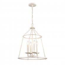 ELK Home Plus EC89684/4 - Joanie 17.25'' Wide 4-Light Pendant - Antique White