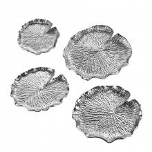 ELK Home Plus H0017-10429/S4 - Lilypad Bowl - Set of 4 Silver