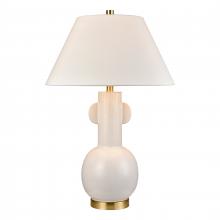 ELK Home Plus H0019-11078-LED - Avrea 29.5'' High 1-Light Table Lamp - White Glaze - Includes LED Bulb