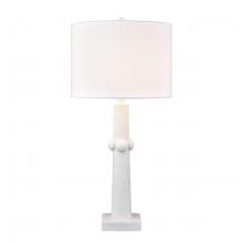 ELK Home Plus H0019-11081 - Calvin 32.5'' High 1-Light Table Lamp - Plaster White