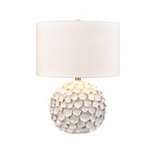 ELK Home Plus H0019-11083-LED - Gloria 23'' High 1-Light Table Lamp - White Glaze - Includes LED Bulb