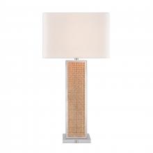 ELK Home Plus H0019-11164 - Webb 36'' High 1-Light Table Lamp - Natural with Polished Nickel