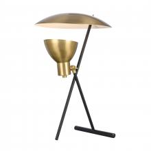 ELK Home Plus H0019-9511 - Wyman Square 19'' High 1-Light Desk Lamp - Satin Gold