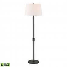 ELK Home Plus H0019-9569B-LED - Roseden Court 62'' High 1-Light Floor Lamp - Black - Includes LED Bulb