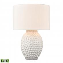 ELK Home Plus H019-7256-LED - Keem Bay 24'' High 1-Light Table Lamp - White - Includes LED Bulb