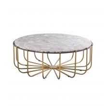 ELK Home Plus H0805-11453 - Demille Coffee Table - Satin Brass