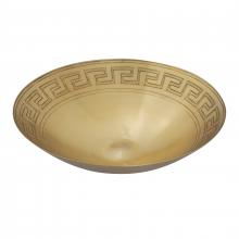 ELK Home Plus H0807-10668 - Greek Key Centerpiece Bowl - Brass