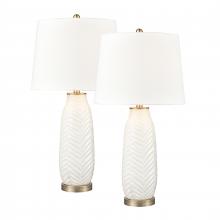 ELK Home Plus S0019-8034/S2 - Bynum 29'' High 1-Light Table Lamp - Set of 2 White