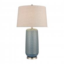 ELK Home Plus S0019-9484 - Dawlish Bay 31'' High 1-Light Table Lamp - Blue