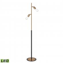 ELK Home Plus S0019-9564-LED - Kelston 62'' High 2-Light Floor Lamp - Matte Black - Includes LED Bulbs