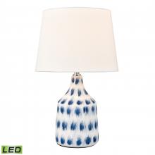 ELK Home Plus S019-7270-LED - Colmar 18'' High 1-Light Table Lamp - Blue - Includes LED Bulb