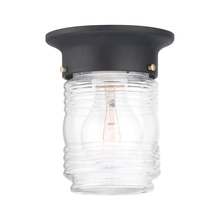 ELK Home Plus SL3037 - Park Avenue 1-Light Ceiling Lamp in Black