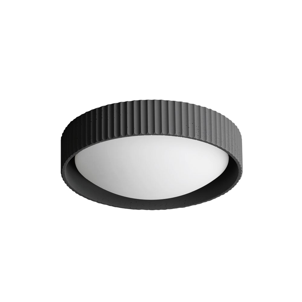 30W Flush Mount, Matte Black 3 Colour Change Temperature