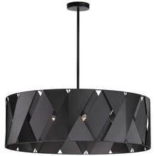 Dainolite CDO2-304C-MB-BK - 4LT Incandescent Chandelier, MB w/ BK Ribbon