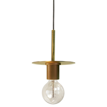 Dainolite RSW-61P-AGB - 1 Light Incandescent Pendant, Aged Brass