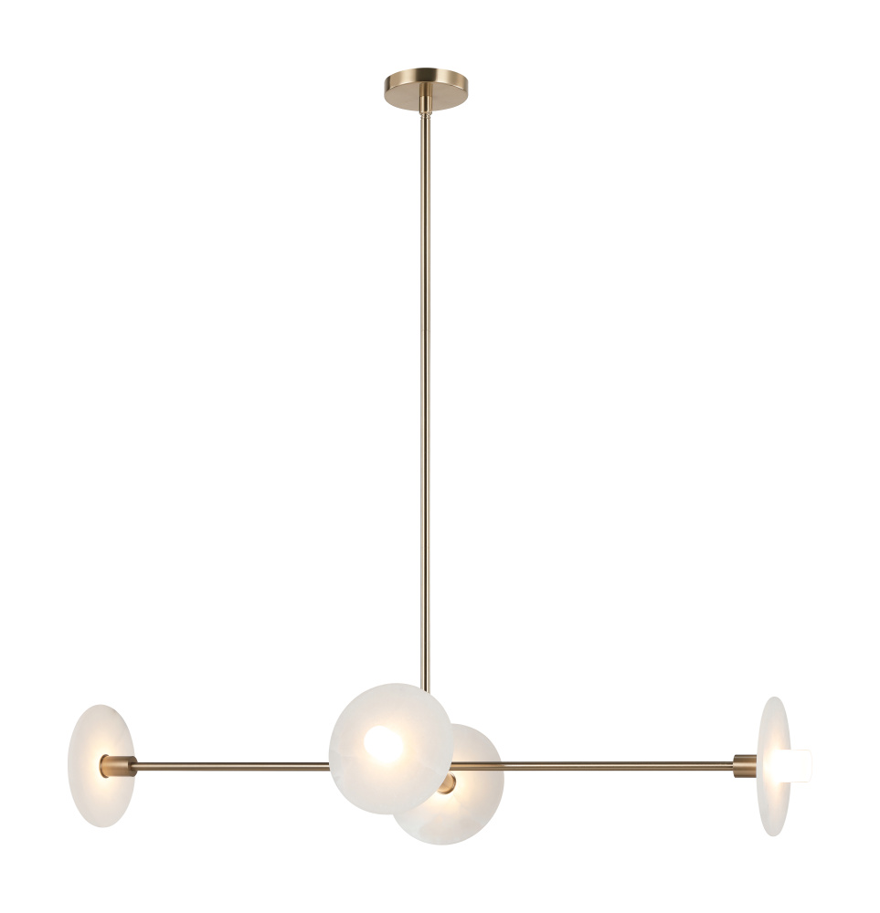 Monument Pendant Champagne Gold