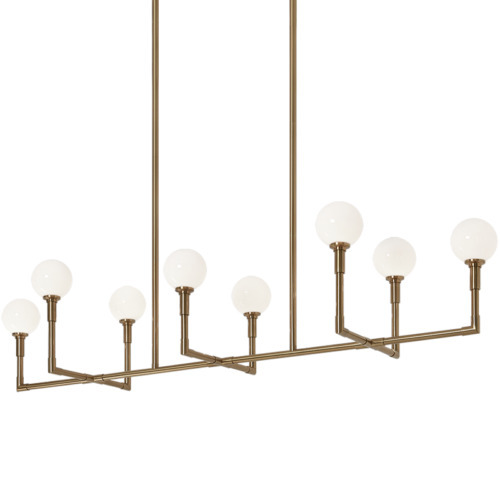 Candlestix Aged Gold Brass Chandelier