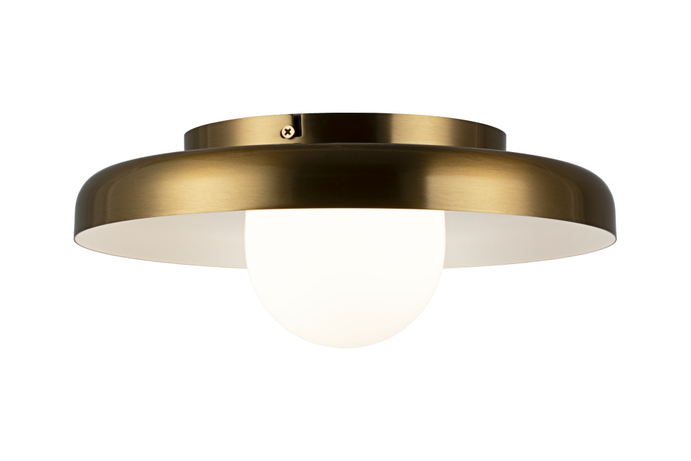 Creston Aged Gold Brass Ceiling Mount