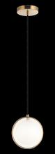 Matteo Lighting C71501AG - Chatoyant Aged Gold Brass Pendant