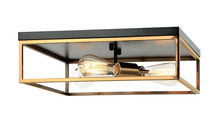 Matteo Lighting M15543BKAG - Clarke Ceiling Mount