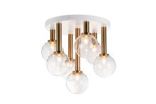 Matteo Lighting X75307AGCL - Stellar Aged Gold Brass Ceiling Mount